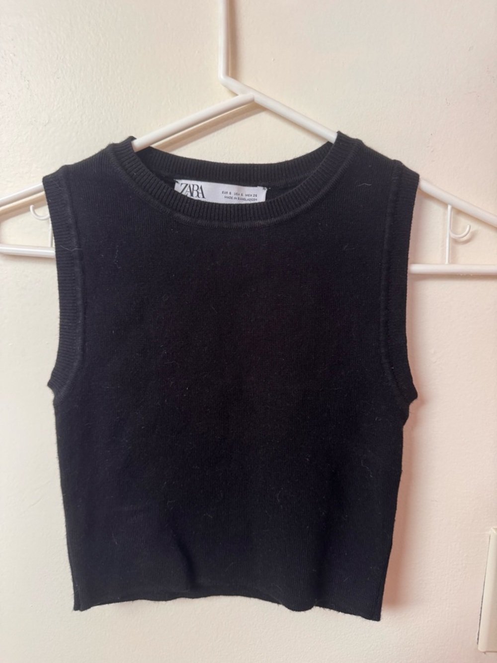 Black Zara Crop Top